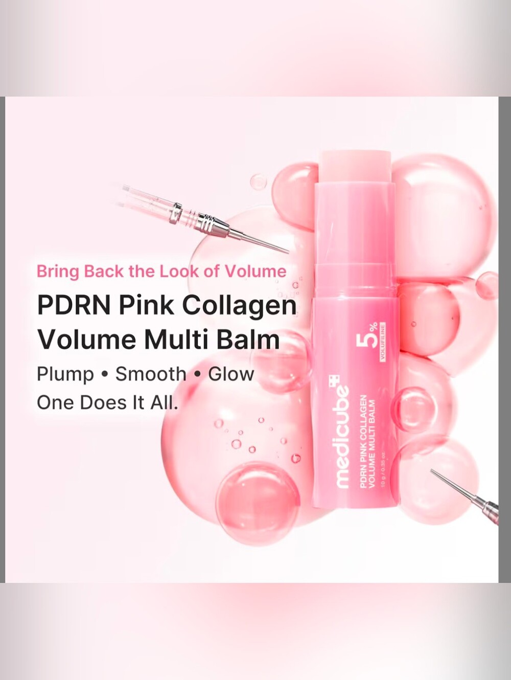 ❤️ Medicube PDRN Pink Collagen Volume Multi Balm Stick AUTHENTIC K-Beauty Korean